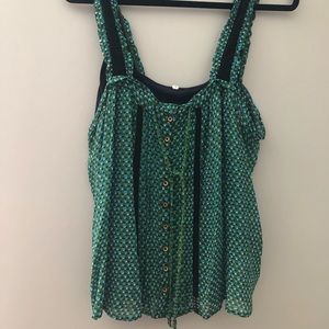 Anthropologie sleeveless top